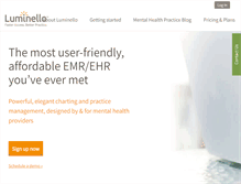 Tablet Screenshot of luminello.com